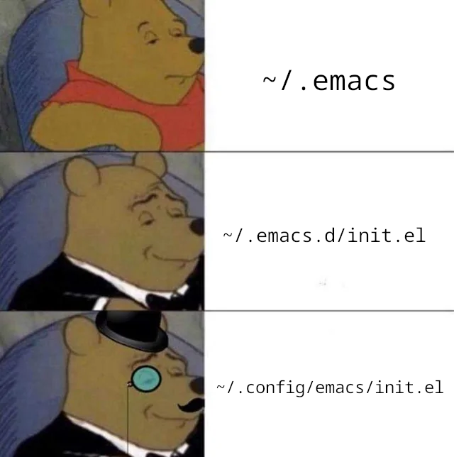 Emacs config meme