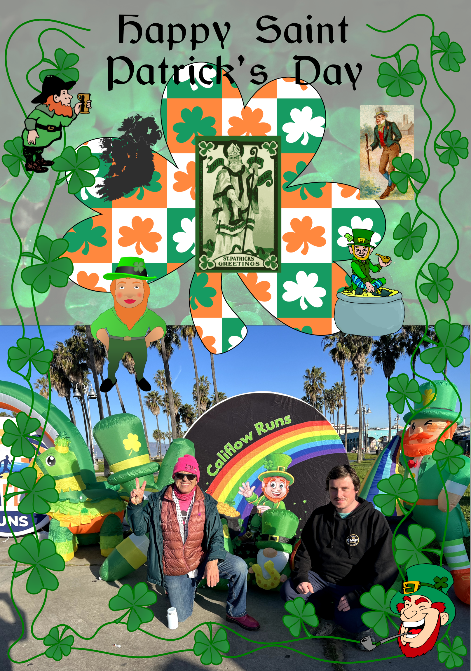 St Patrick's Day Collage